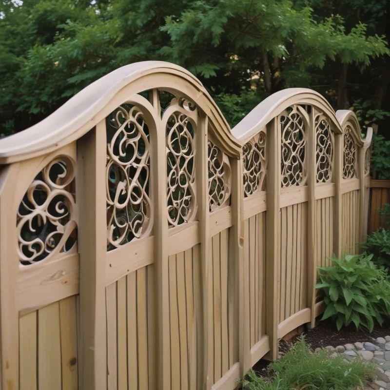 15 Creative Garden Fence Designs That Transform Your Outdoor Space | Stunning Privacy Solutions Curved Top Fence