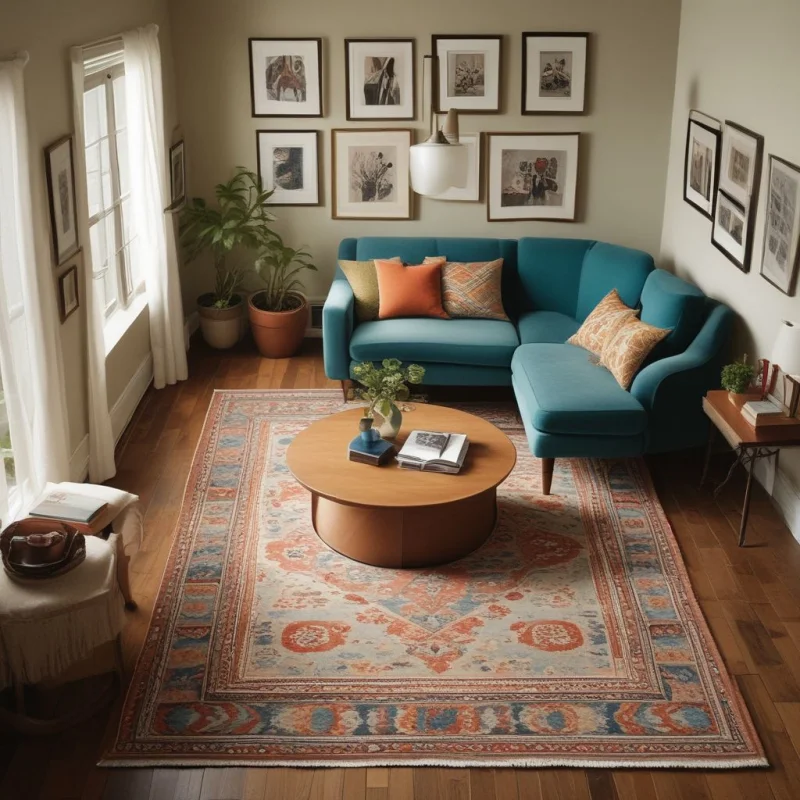 20 Brilliant Small Apartment Decorating Tricks That Actually Work Define Areas With Rugs