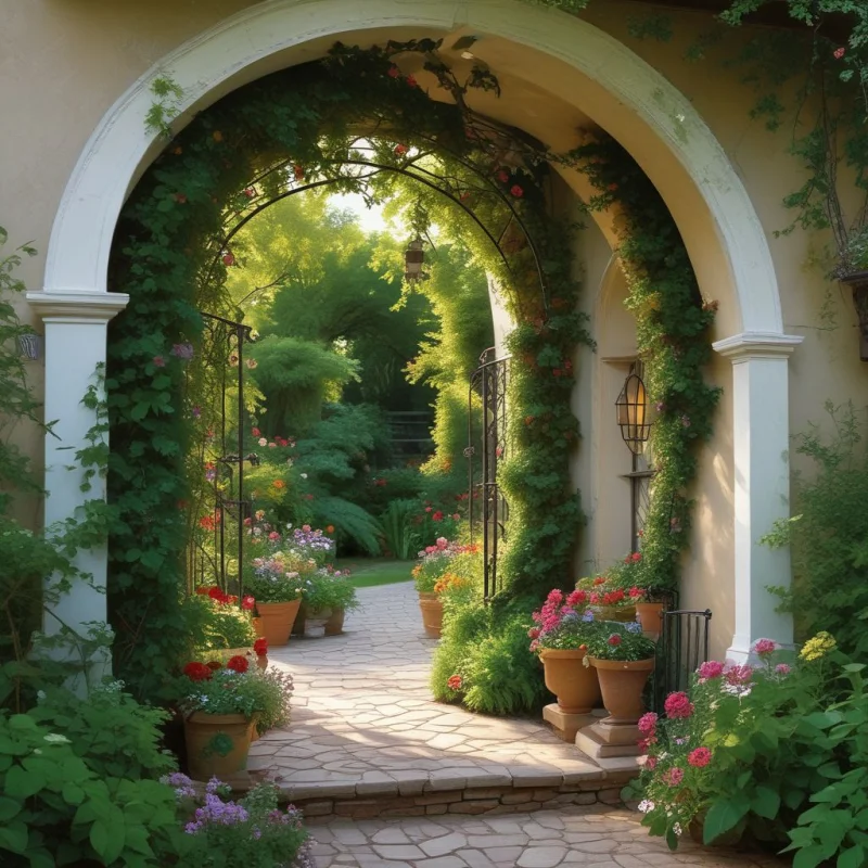 Design Beautiful Plant-Covered Doorways
