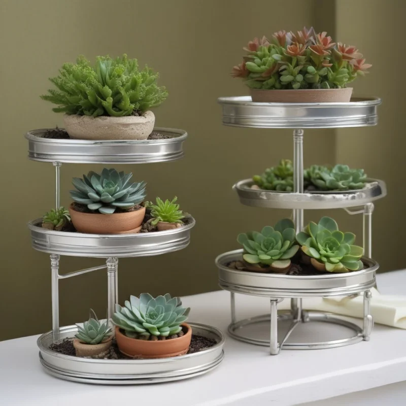 Dessert Stand Plant Display
