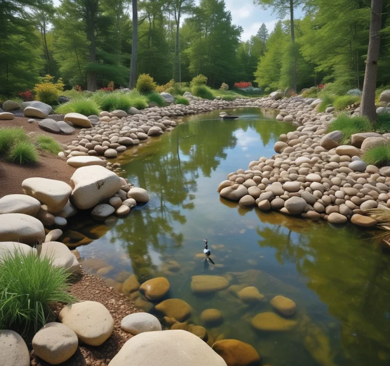 30 Creative Ways to Transform Your Yard with River Rock Magic Develop Wildlife-Friendly Pond Access