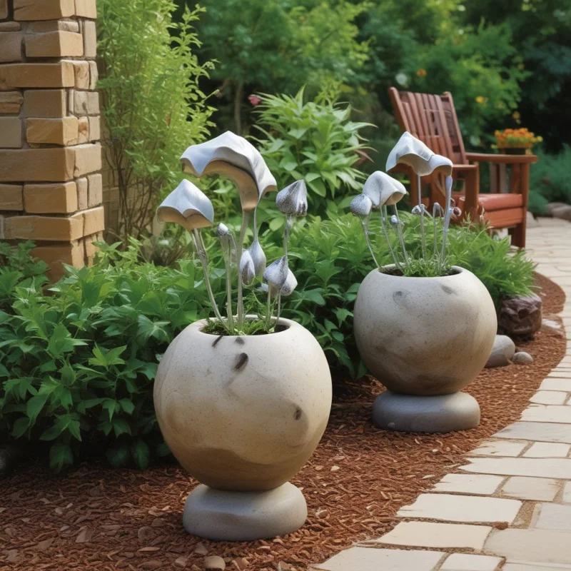 Display Eye-Catching Garden Art
