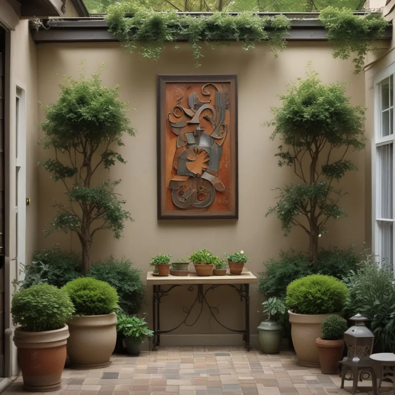 Display Personality with Outdoor Art
