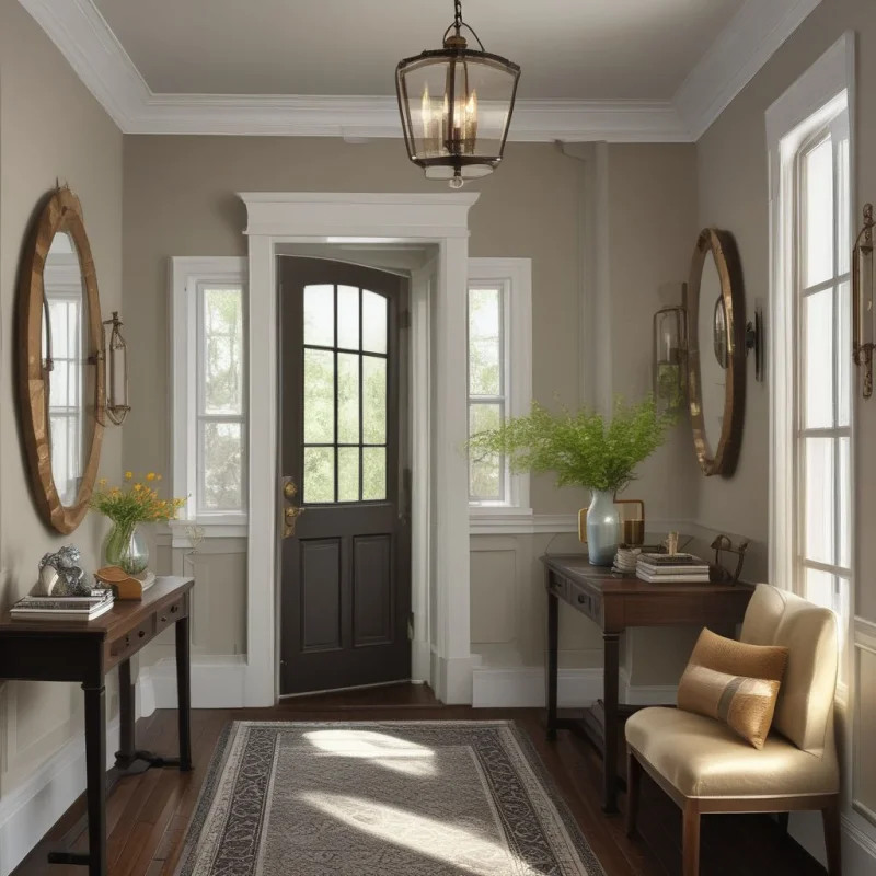 21 Clever Small Entryway Ideas to Transform Your Home's First Impression Dramatic Light Fixtures