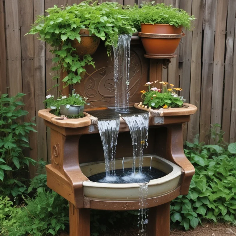21 Stunning Mini Waterfall Ideas for Your Garden Paradise Eco-Friendly Upcycled Design