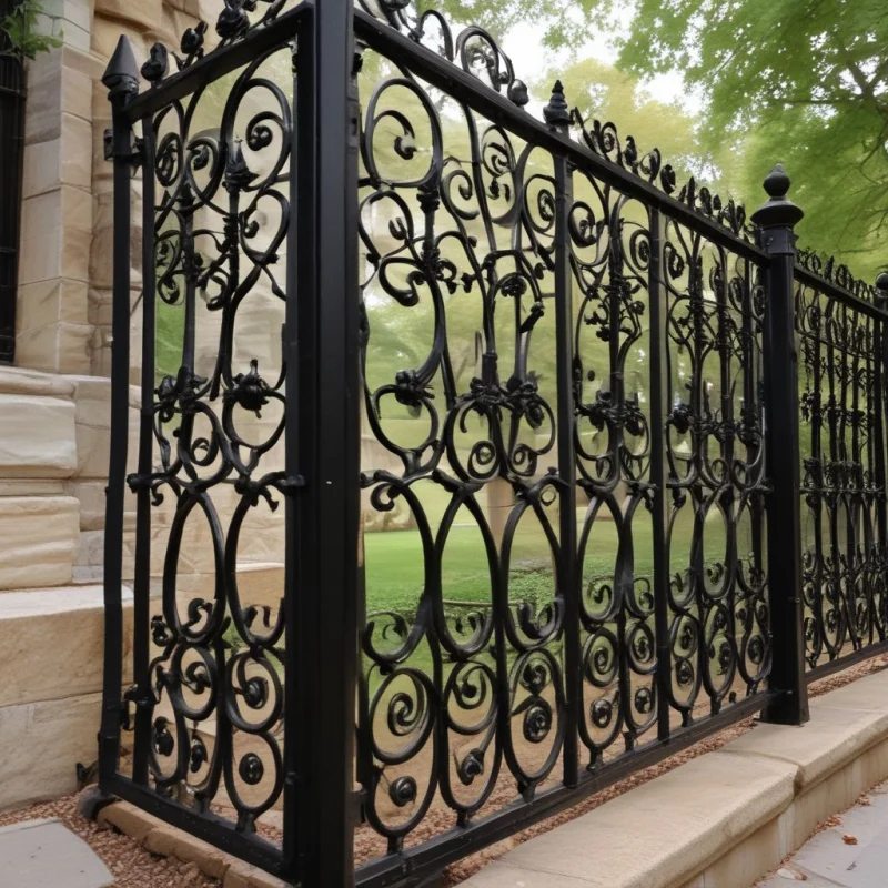 15 Creative Garden Fence Designs That Transform Your Outdoor Space | Stunning Privacy Solutions Elegant Iron Barrier Fence
