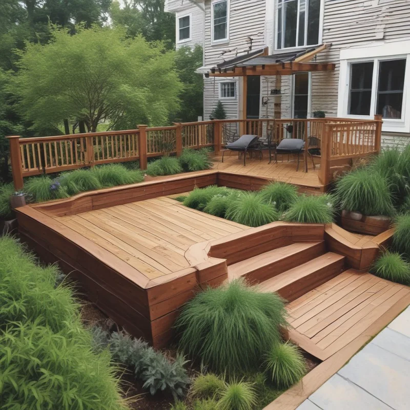 21 Creative Backyard Privacy Solutions for Your Perfect Outdoor Retreat Elevated Private Deck Platform