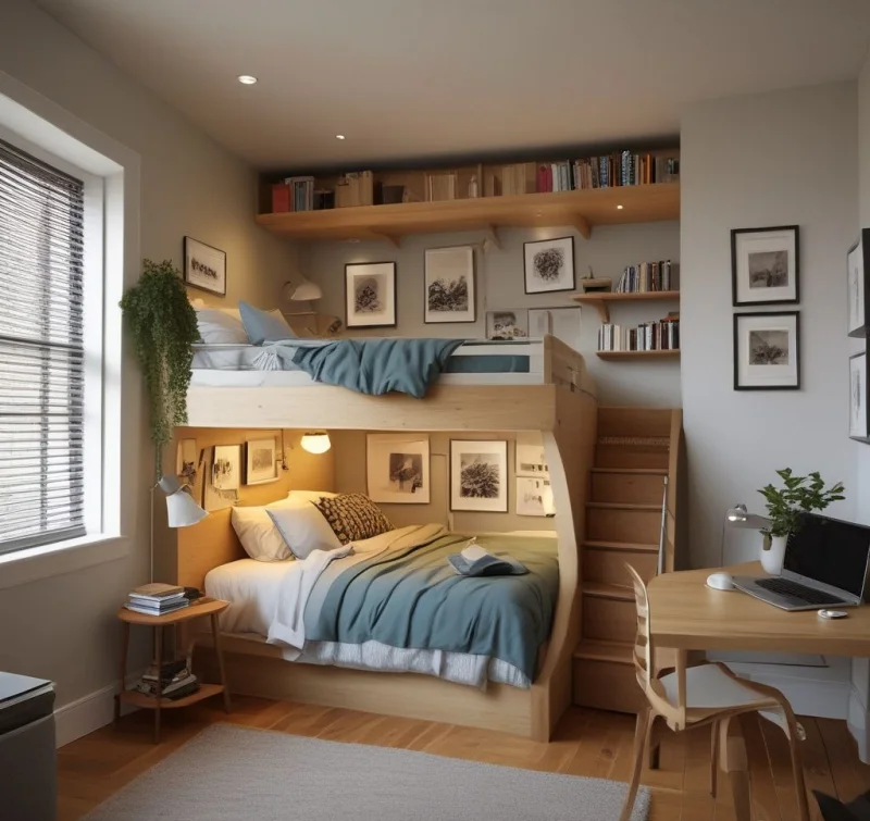 15 Creative Studio Apartment Design Tips: Transform Your Small Space Elevated Sleeping Quarters
