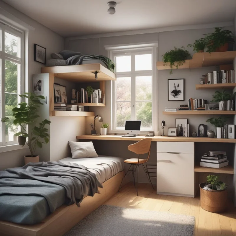 20 Brilliant Small Apartment Decorating Tricks That Actually Work Elevated Sleeping Spaces