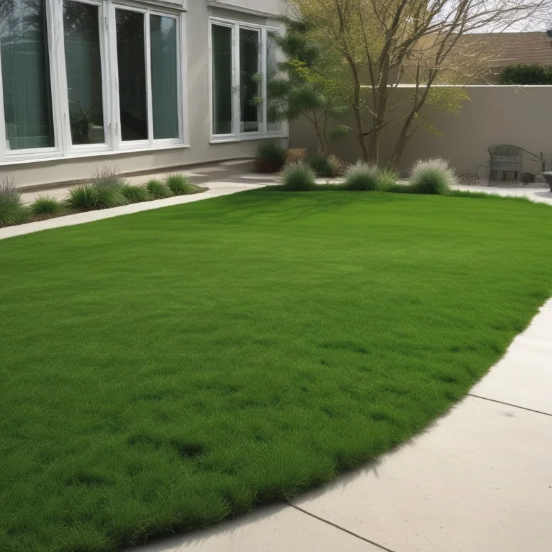 Fake Turf for Instant Greenery
