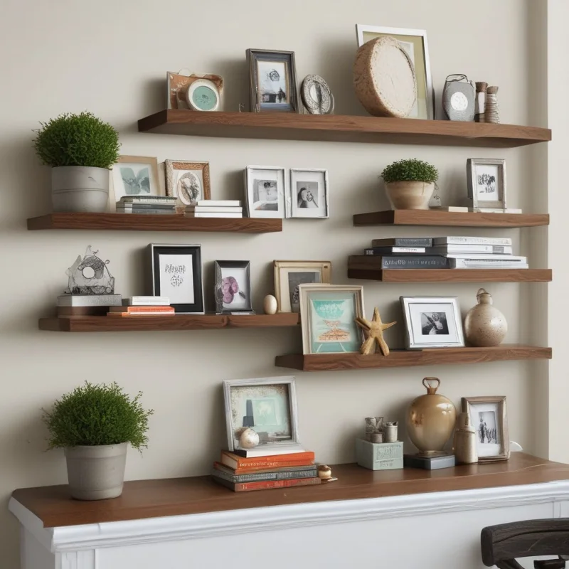 20 Brilliant Small Apartment Decorating Tricks That Actually Work Floating Shelves Save Floor Space