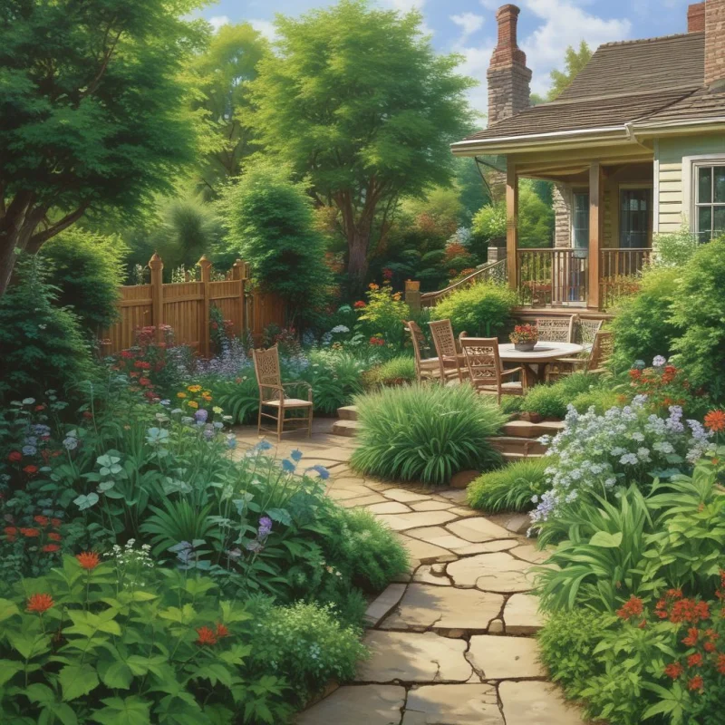 Green Garden Paradise
