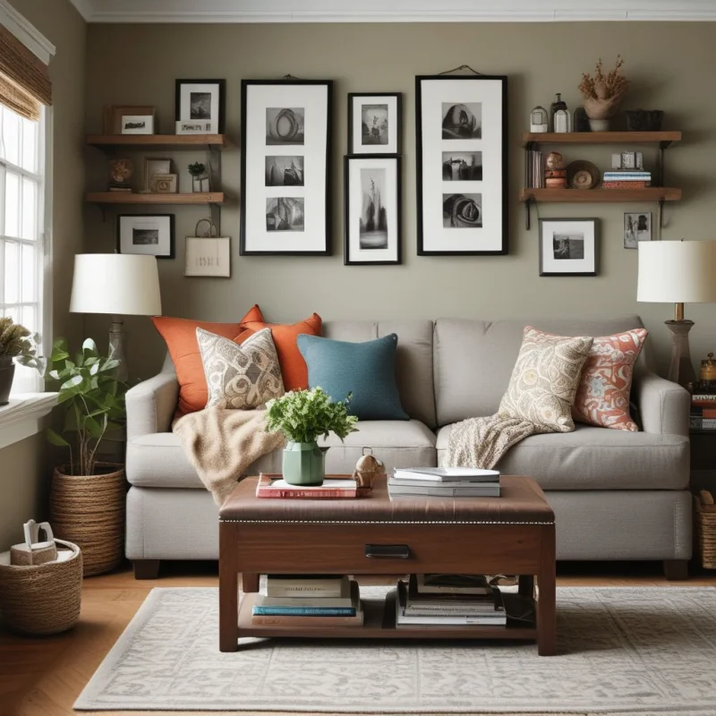 26 Smart Ways to Transform Your Tiny Living Room Into a Spacious Haven Hide Clutter in Secret Storage