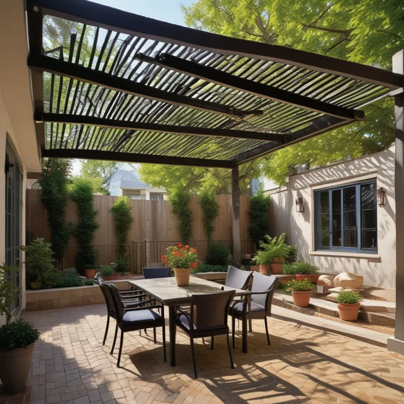 Install Overhead Cover for Comfort
