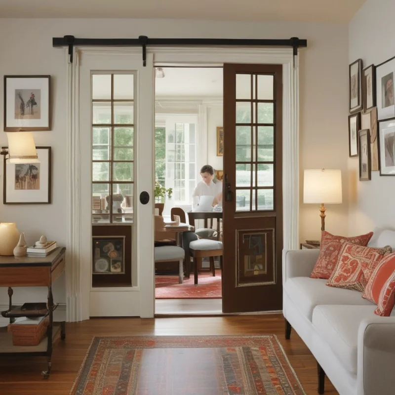 26 Smart Ways to Transform Your Tiny Living Room Into a Spacious Haven Install Sliding Elements for Flexibility