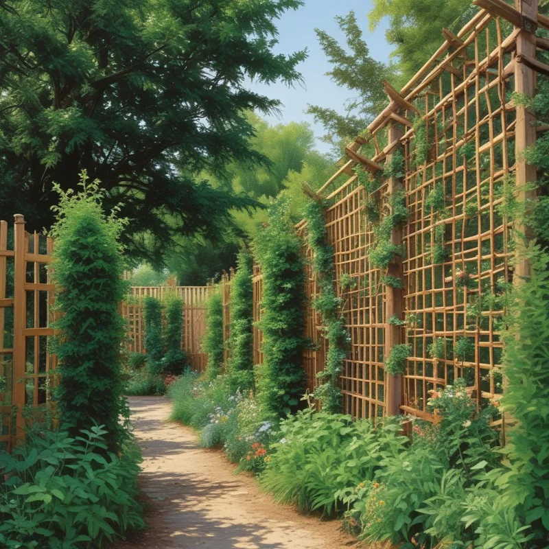 18 Creative Garden Trellis Designs for Stunning Climbing Plants Living Fence Alternative