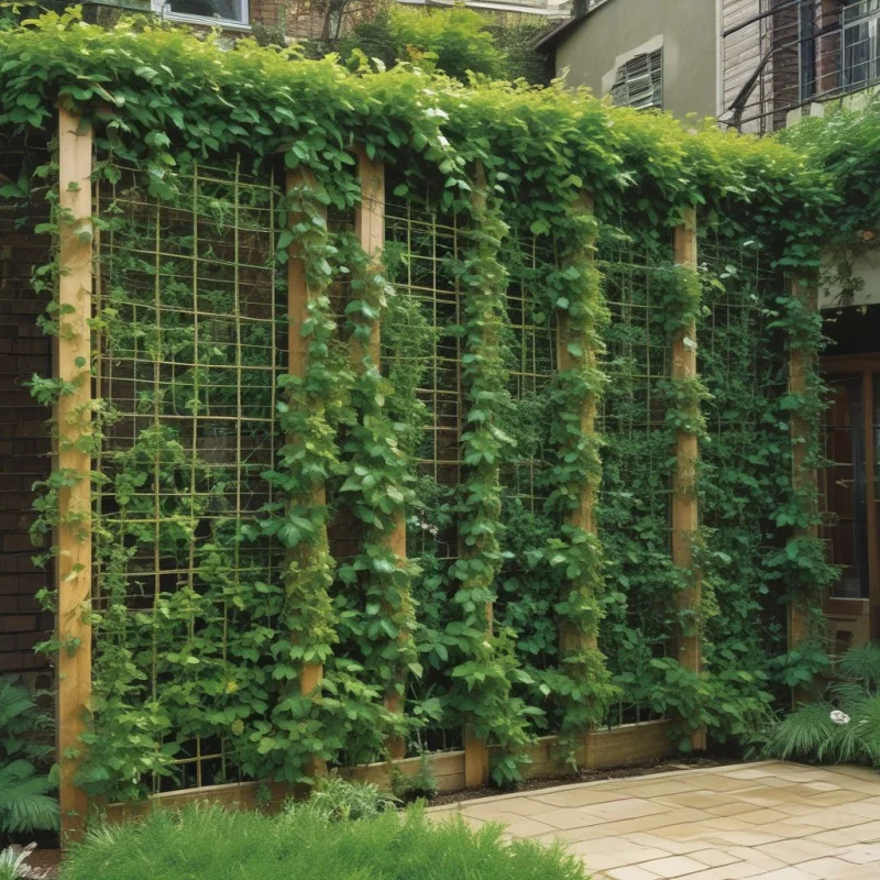 21 Creative Backyard Privacy Solutions for Your Perfect Outdoor Retreat Living Green Screens with Climbing Vines