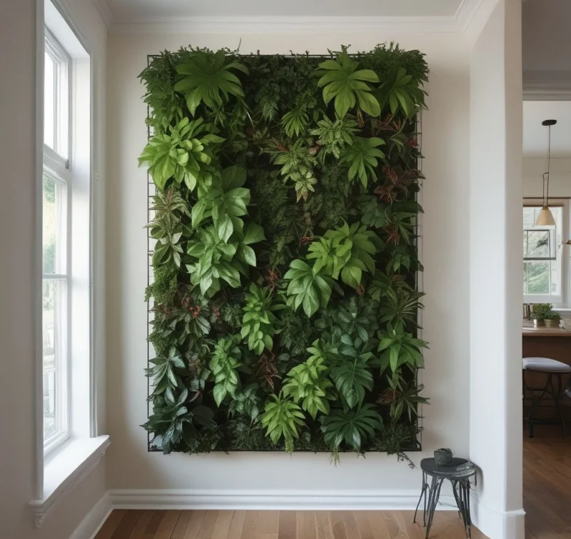 16 Creative Indoor Plant Wall Ideas to Transform Your Home Living Vine Climbing Wall