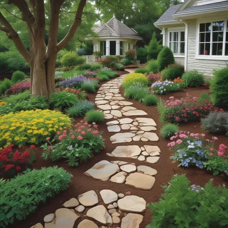 Make Curvy Garden Walkways
