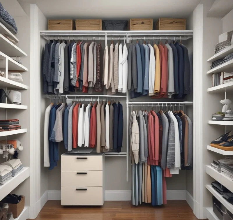 15 Creative Studio Apartment Design Tips: Transform Your Small Space Maximized Closet Organization