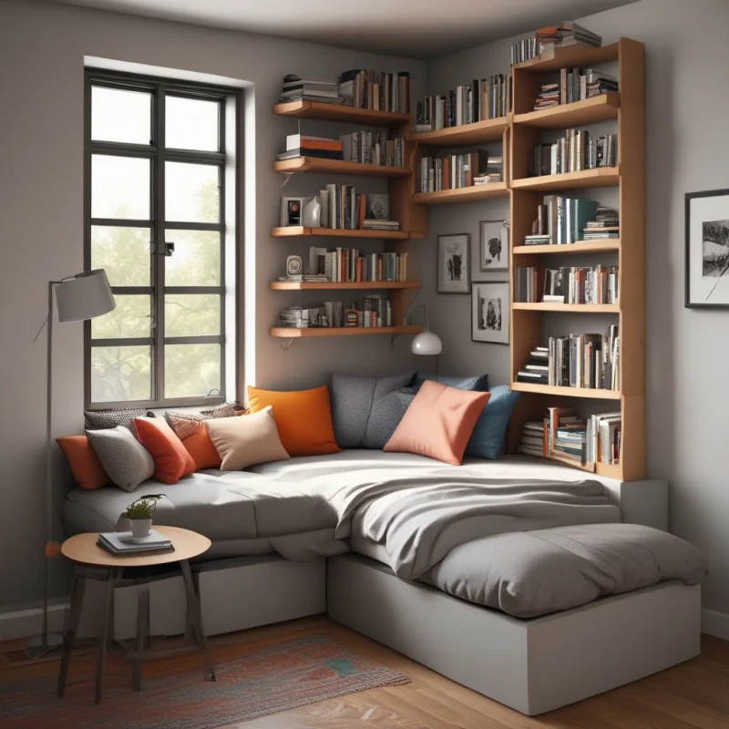 20 Brilliant Small Apartment Decorating Tricks That Actually Work Mix-and-Match Modular Pieces