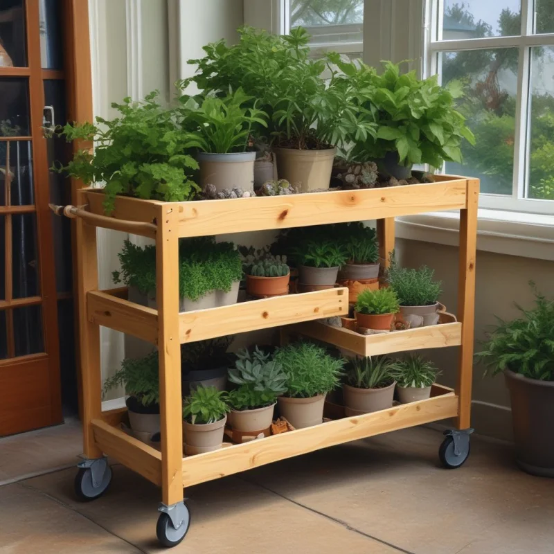 Mobile Plant Cart
