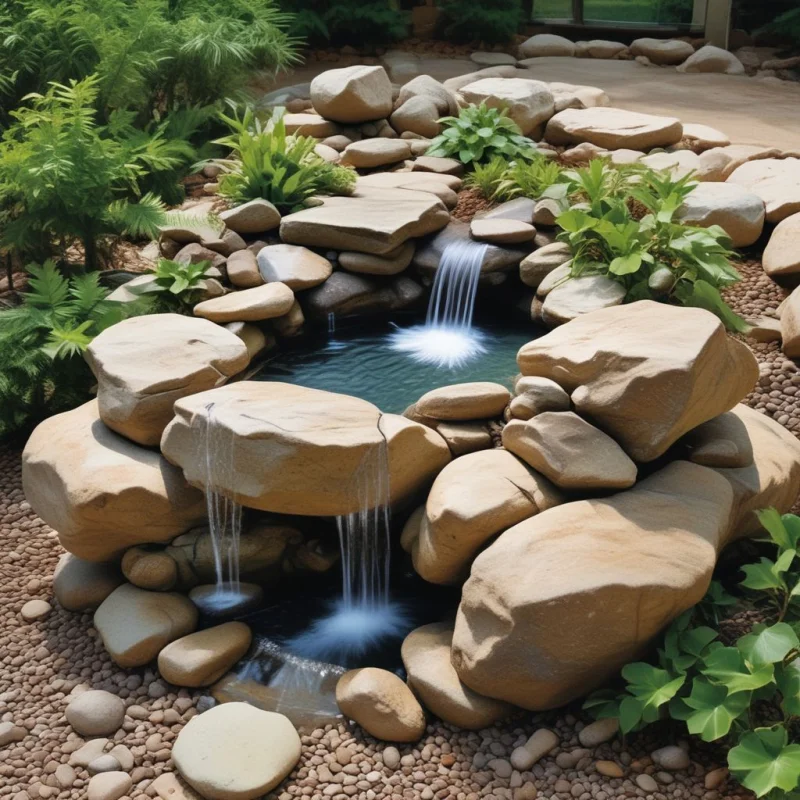 21 Stunning Mini Waterfall Ideas for Your Garden Paradise Natural Stone Basin