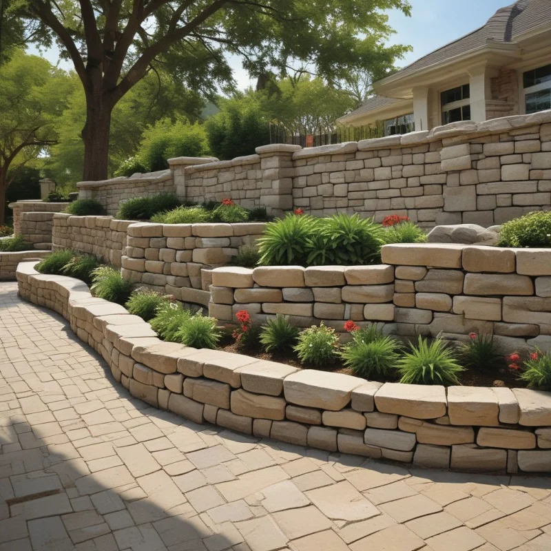 21 Creative Backyard Privacy Solutions for Your Perfect Outdoor Retreat Natural Stone Retaining Barriers