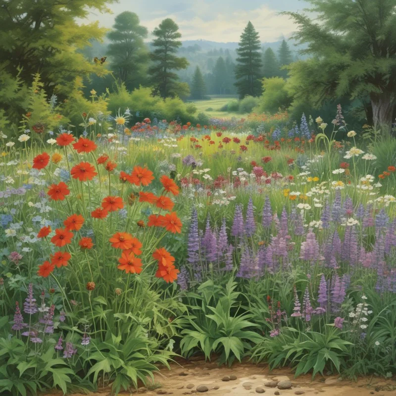 Natural Wildflower Display
