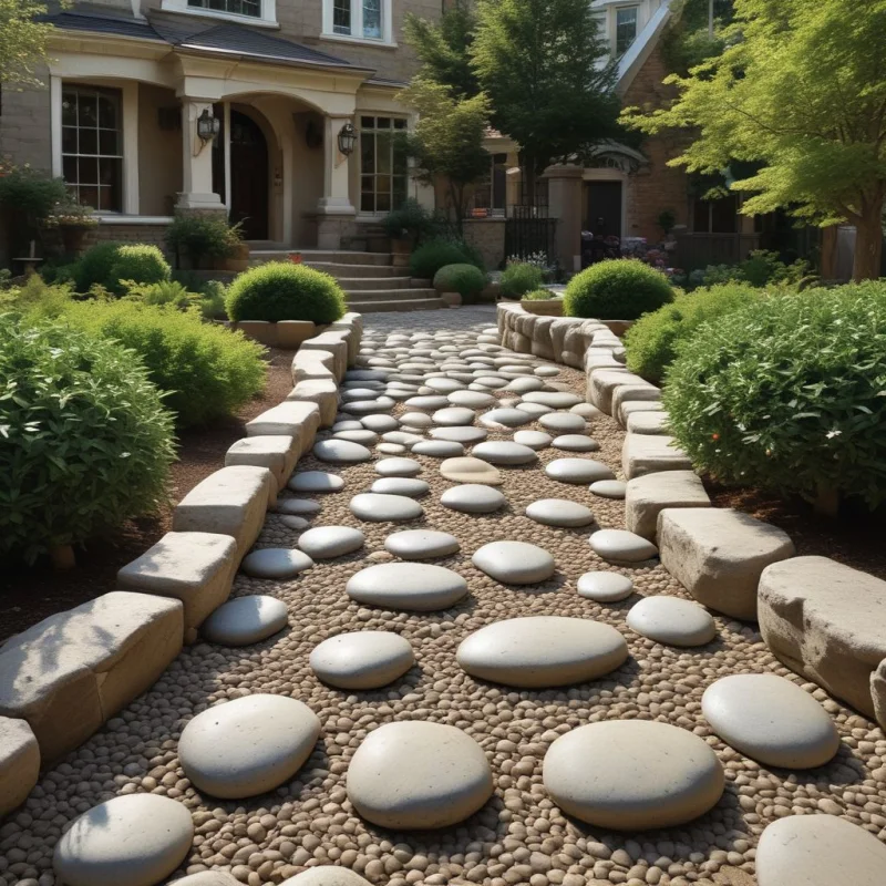 Old-World Cobblestone Character
