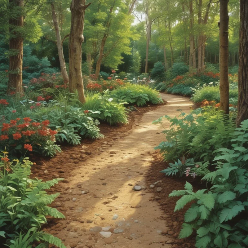 Organic Mulch Trails
