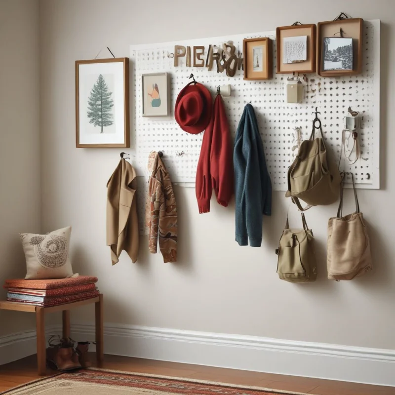 21 Clever Small Entryway Ideas to Transform Your Home's First Impression Organized Hook and Peg Systems