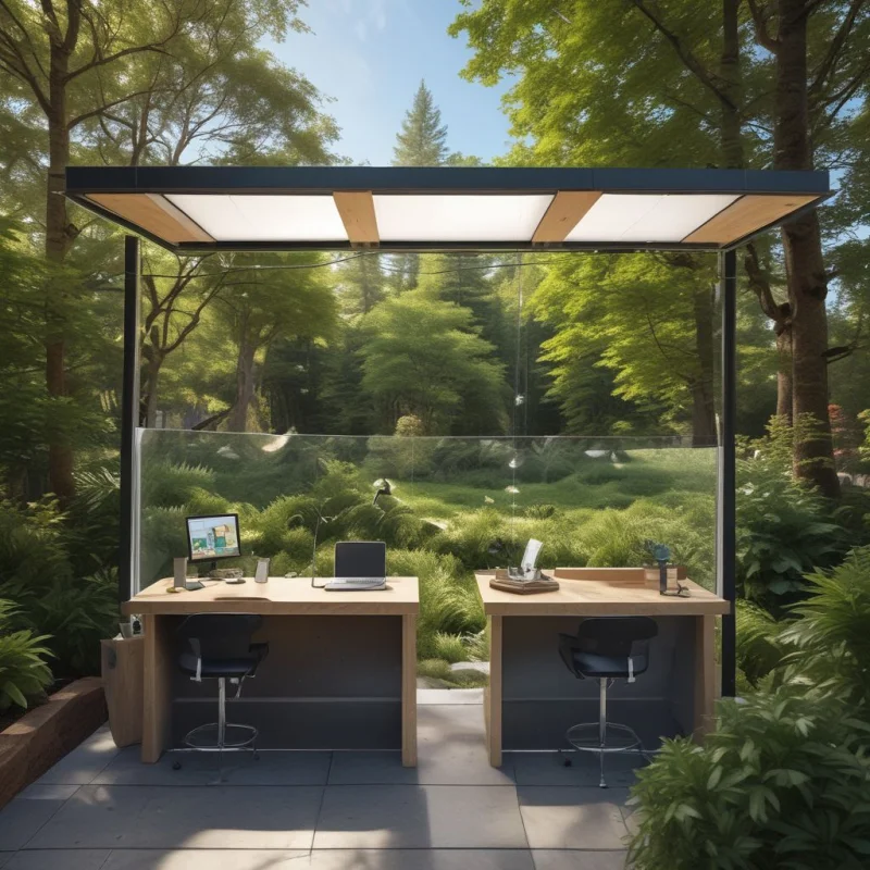 Outdoor Office Oasis

