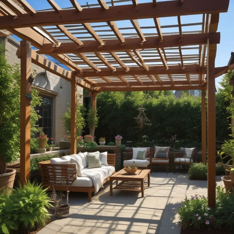 18 Creative Garden Trellis Designs for Stunning Climbing Plants Overhead Canopy Integration