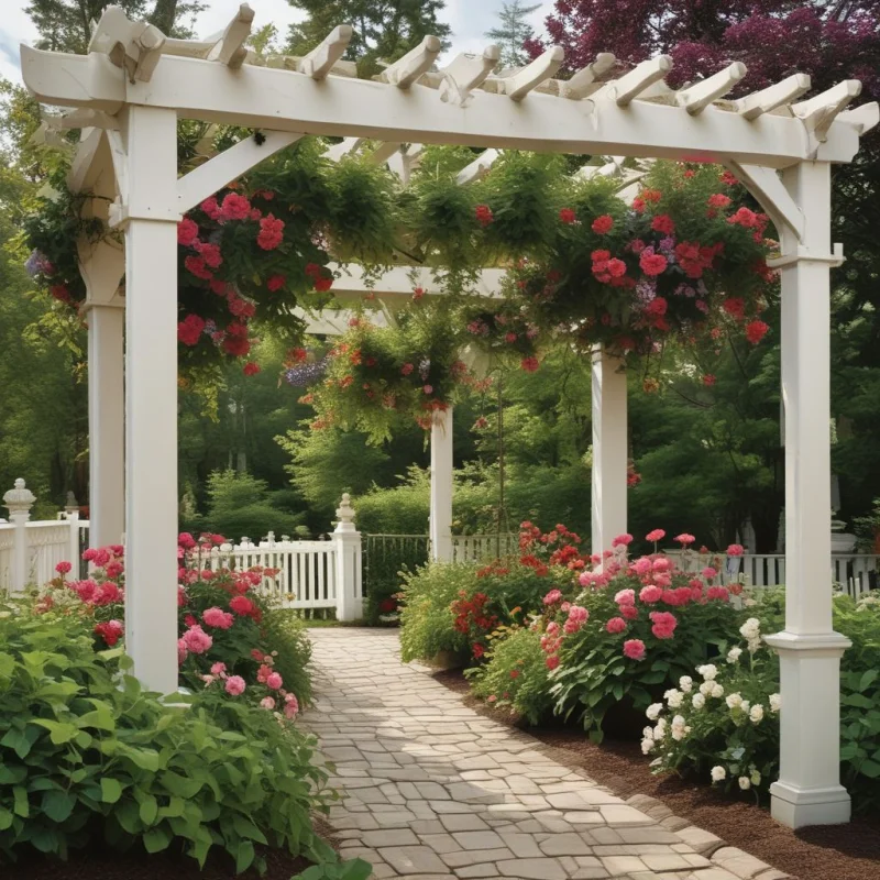 Overhead Structure with Hanging Gardens
