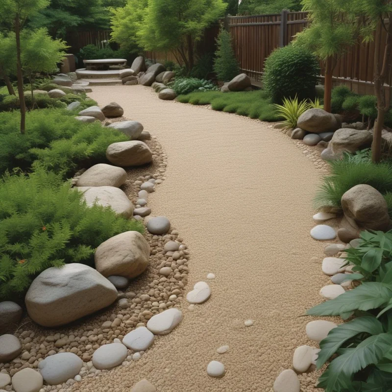 Peaceful Zen Garden Walks
