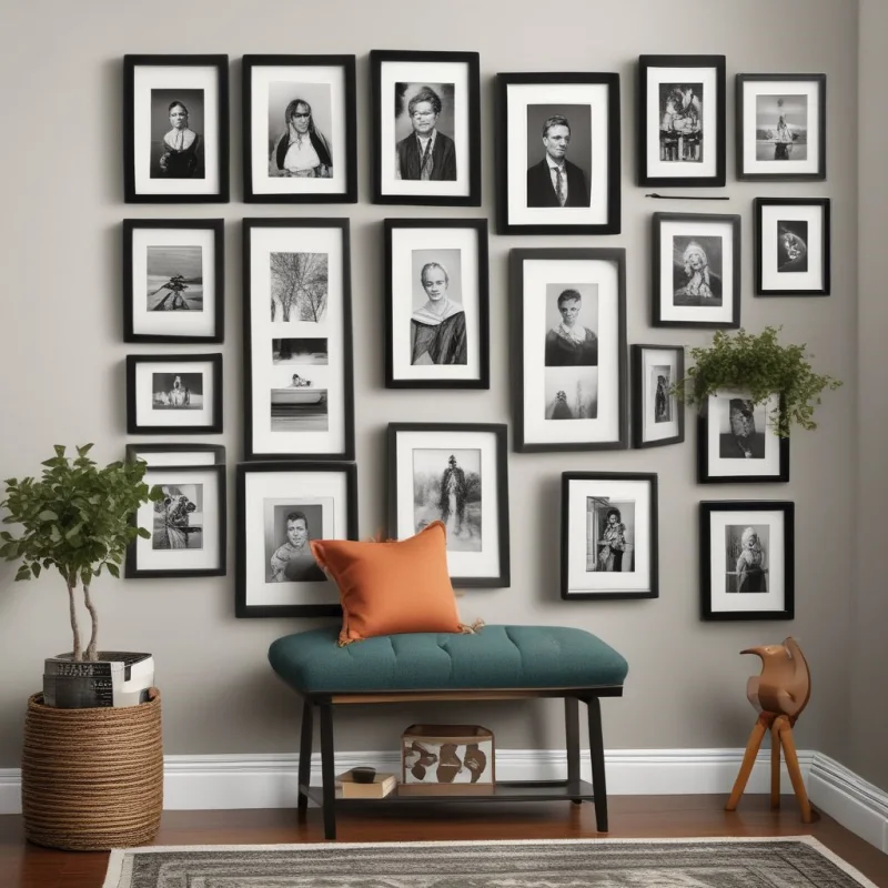 21 Clever Small Entryway Ideas to Transform Your Home's First Impression Personal Photo Displays
