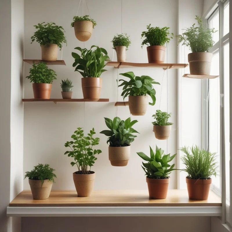 20 Brilliant Small Apartment Decorating Tricks That Actually Work Plants That Purify and Beautify