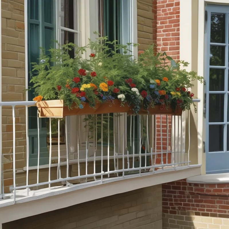 Railing Gardens for Maximum Space
