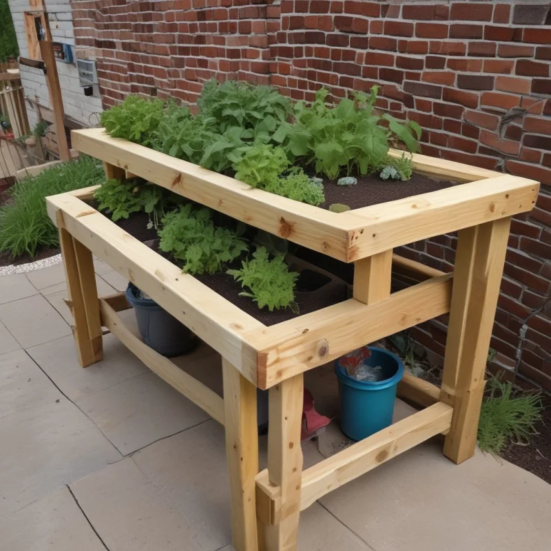 18 Creative Herb Garden Ideas to Transform Your Home Space Raised Garden Table