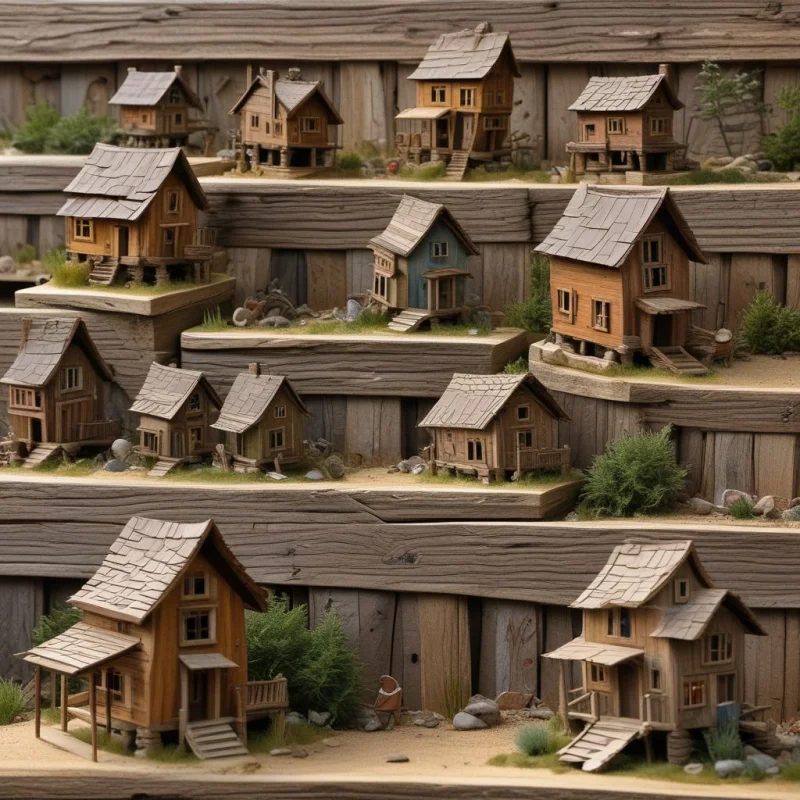 Reclaimed Wood Village
