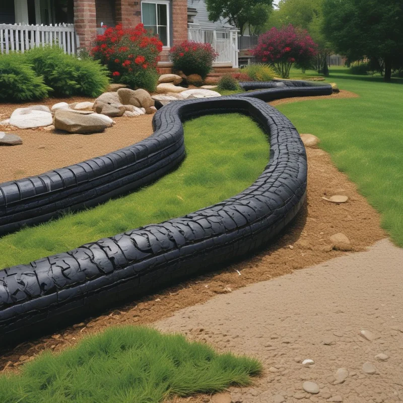 18 Creative Garden Border Ideas for Stunning Flower Beds Recycled Tire Edging