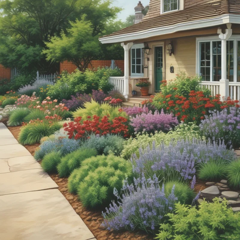 17 Beautiful Front Yard Garden Ideas to Transform Your Home's First Impression Replace Traditional Grass with Eco-Friendly Options