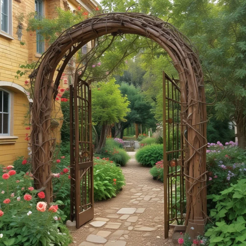 Rustic Entrance Archway
