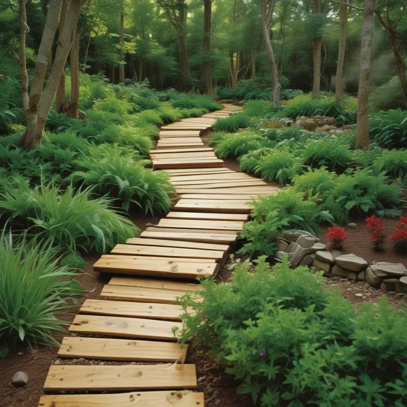 Rustic Wooden Boardwalks
