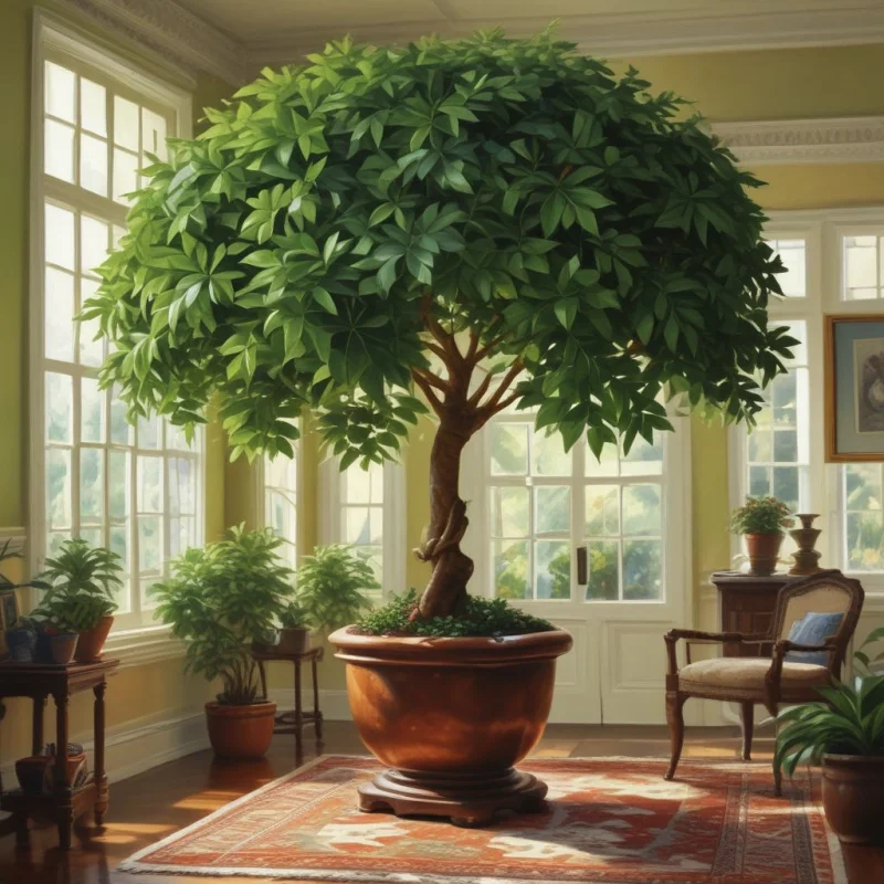 23 Stunning Low Light Houseplants That Transform Dark Corners Schefflera Arboricola (Dwarf Umbrella Tree)