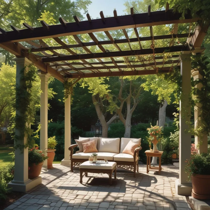 Shaded Pergola Sanctuary
