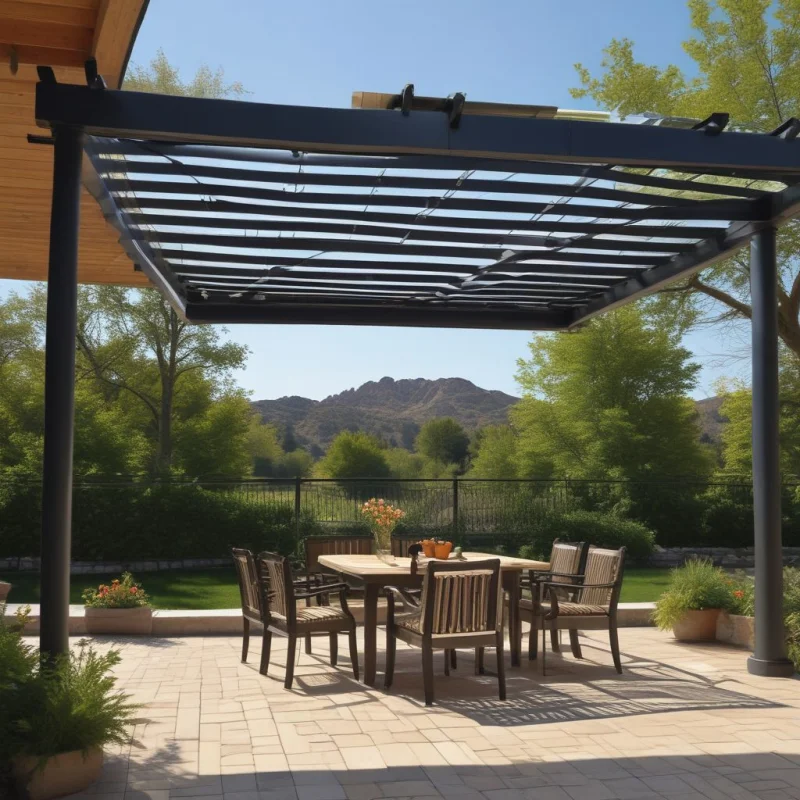 Smart Retractable Canopy Pergola
