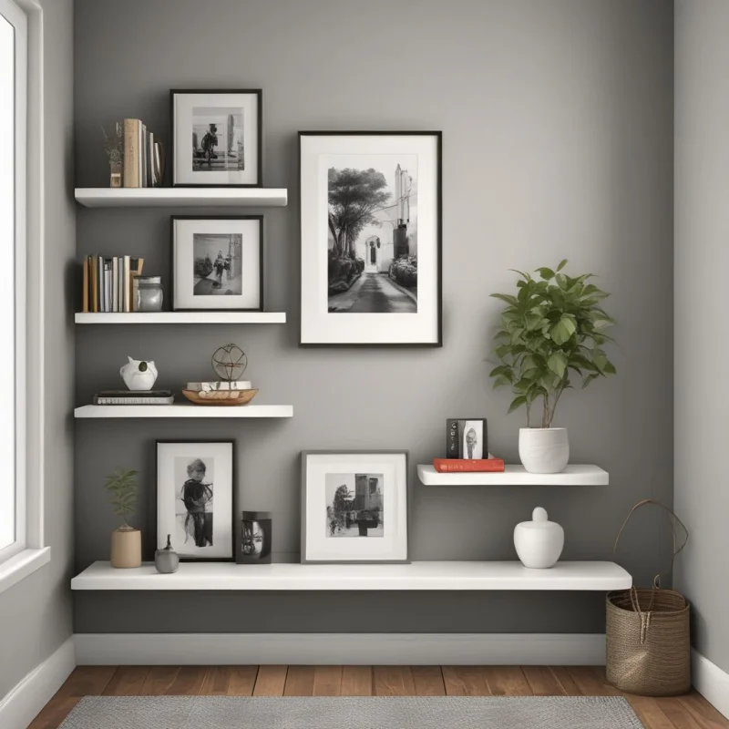 21 Clever Small Entryway Ideas to Transform Your Home's First Impression Smart Wall-Mounted Shelves