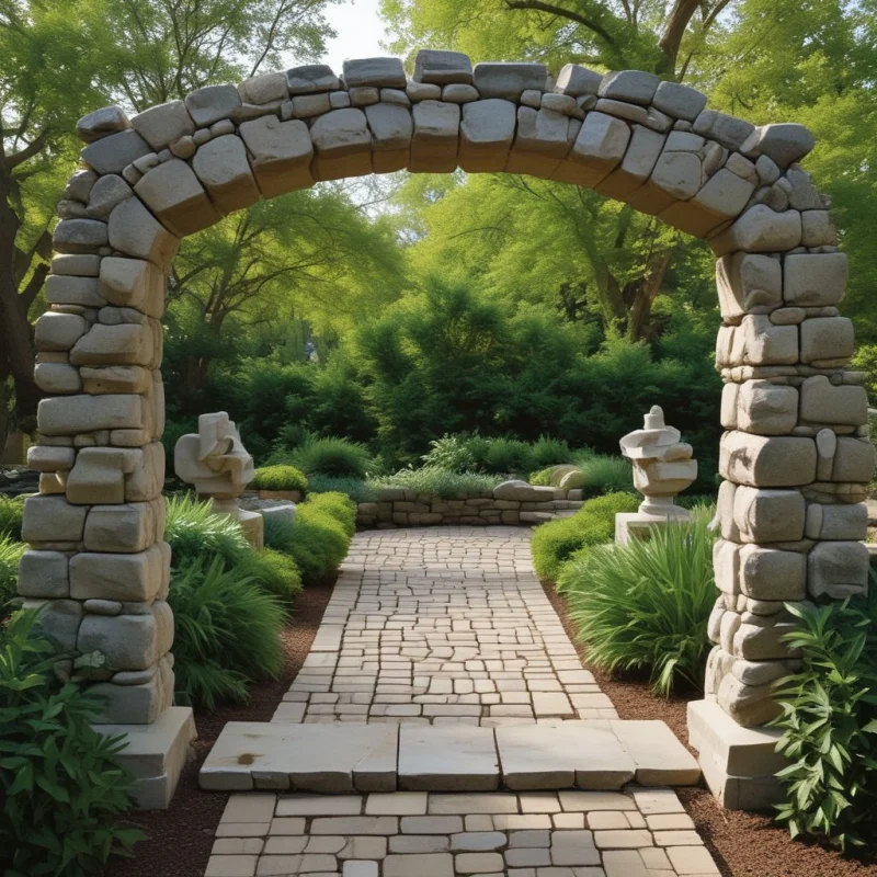Solid Stone Statement Piece
